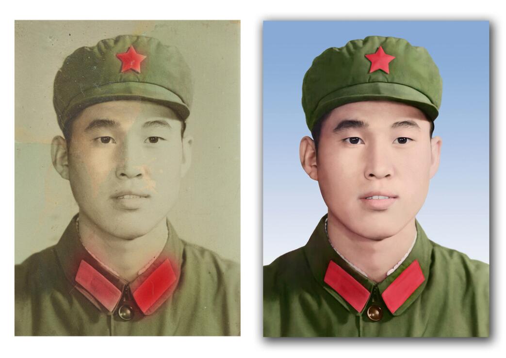 武山破损照片修复-18